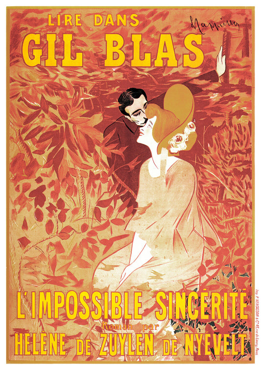 L'Impossible Sincérité poster by Leonetto Cappiello