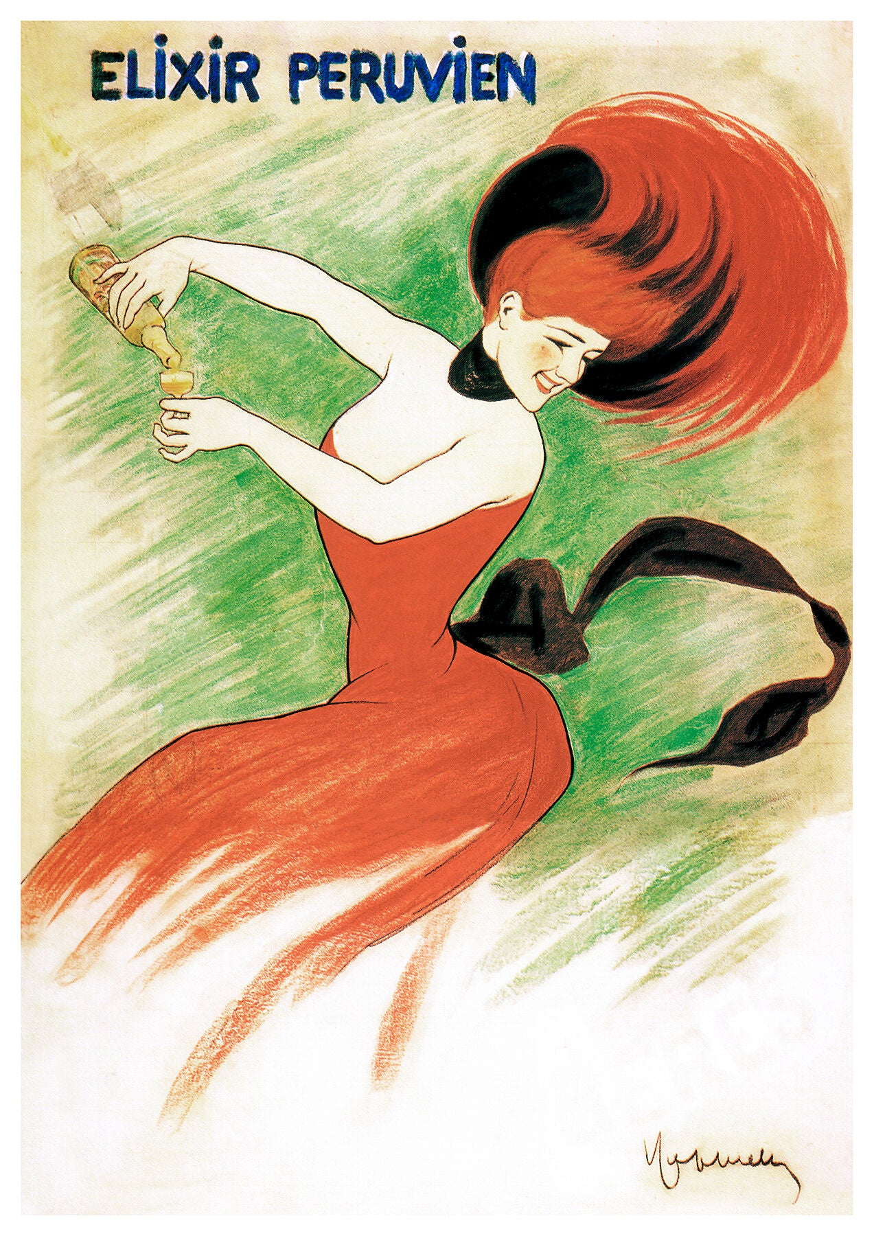 Elixir Peruvian poster by Leonetto Cappiello