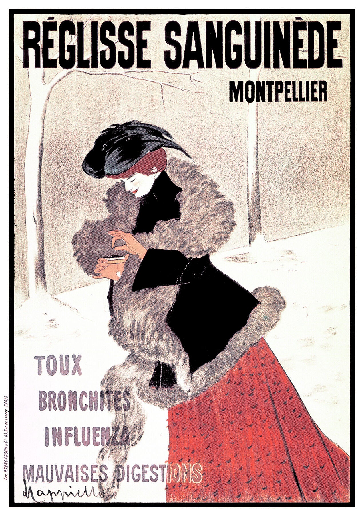 Réglisse Sanguinède poster by Leonetto Cappiello