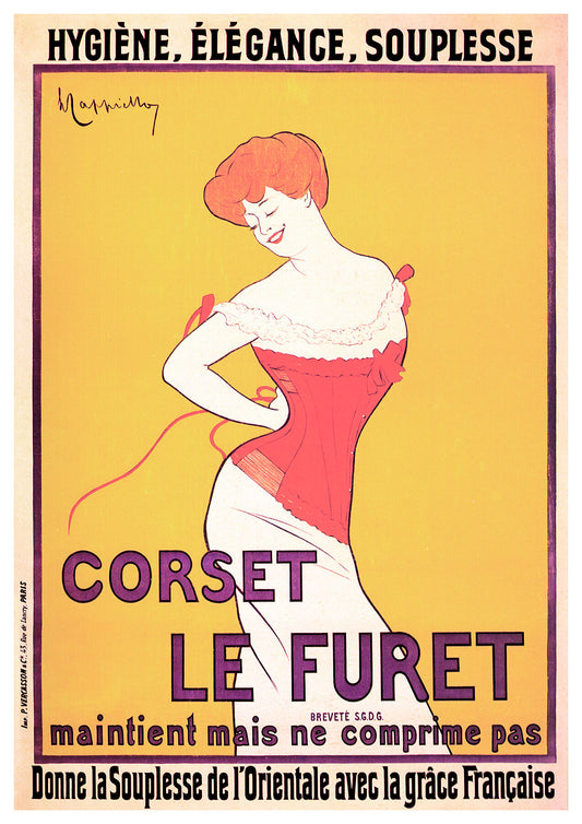 Corset Le Fluret poster by Leonetto Cappiello