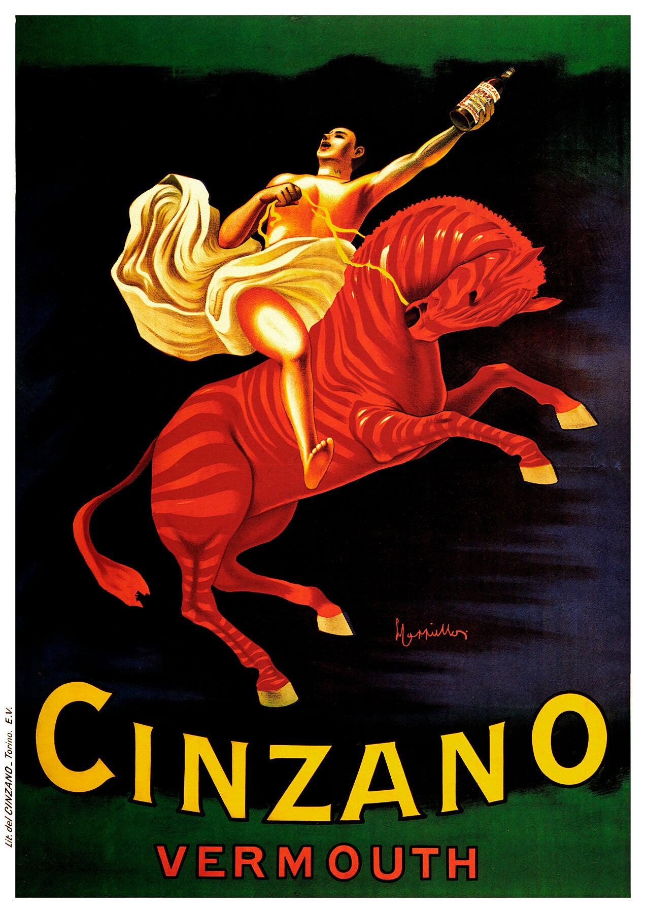 Cinzano Vermouth poster by Leonetto Cappiello
