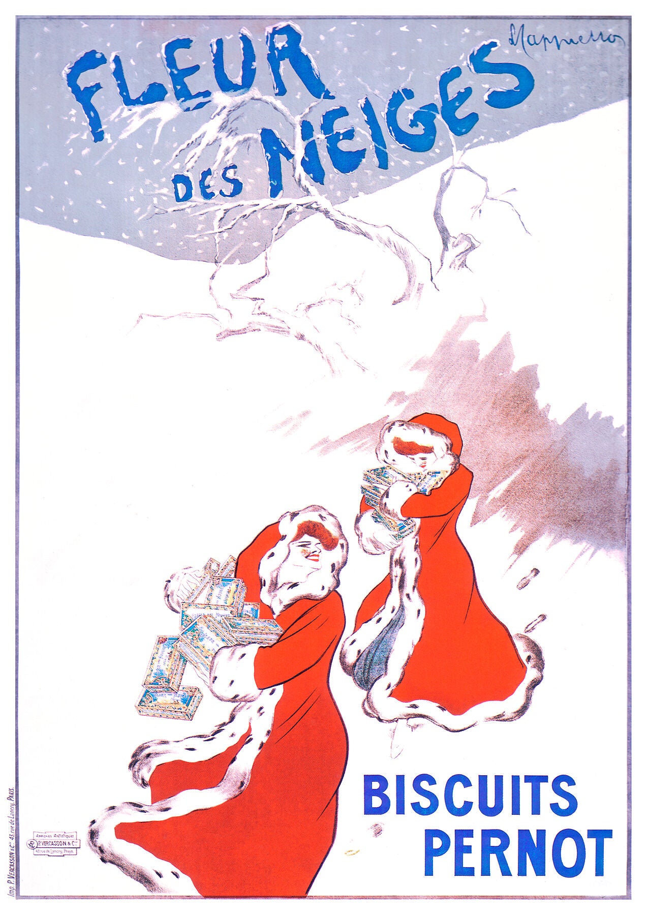 Fleur Des Neiges poster by Leonetto Cappiello