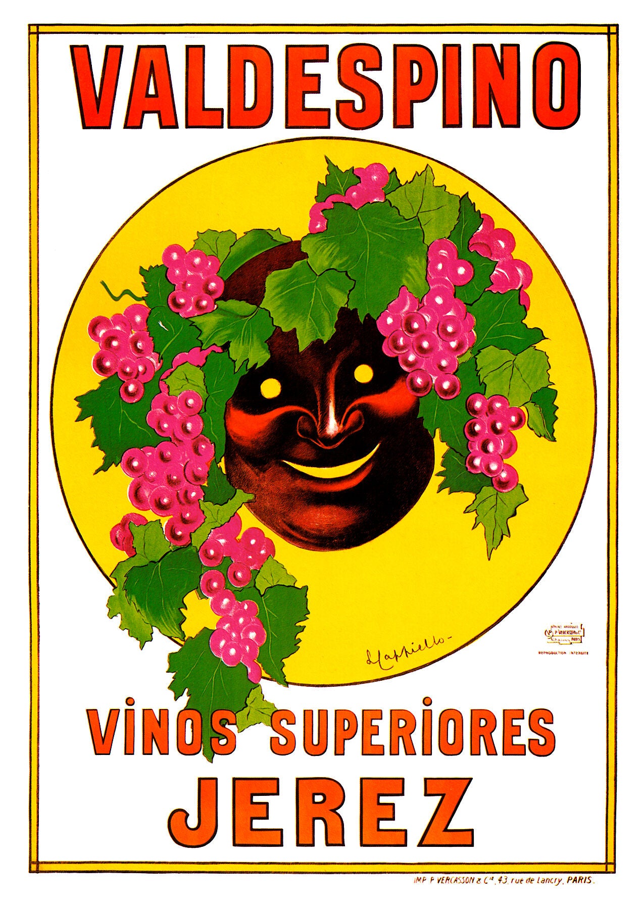 Valdespino Jerez poster by Leonetto Cappiello