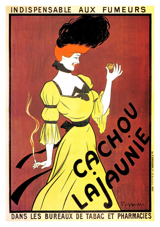 Cachou Lajaunie poster by Leonetto Cappiello