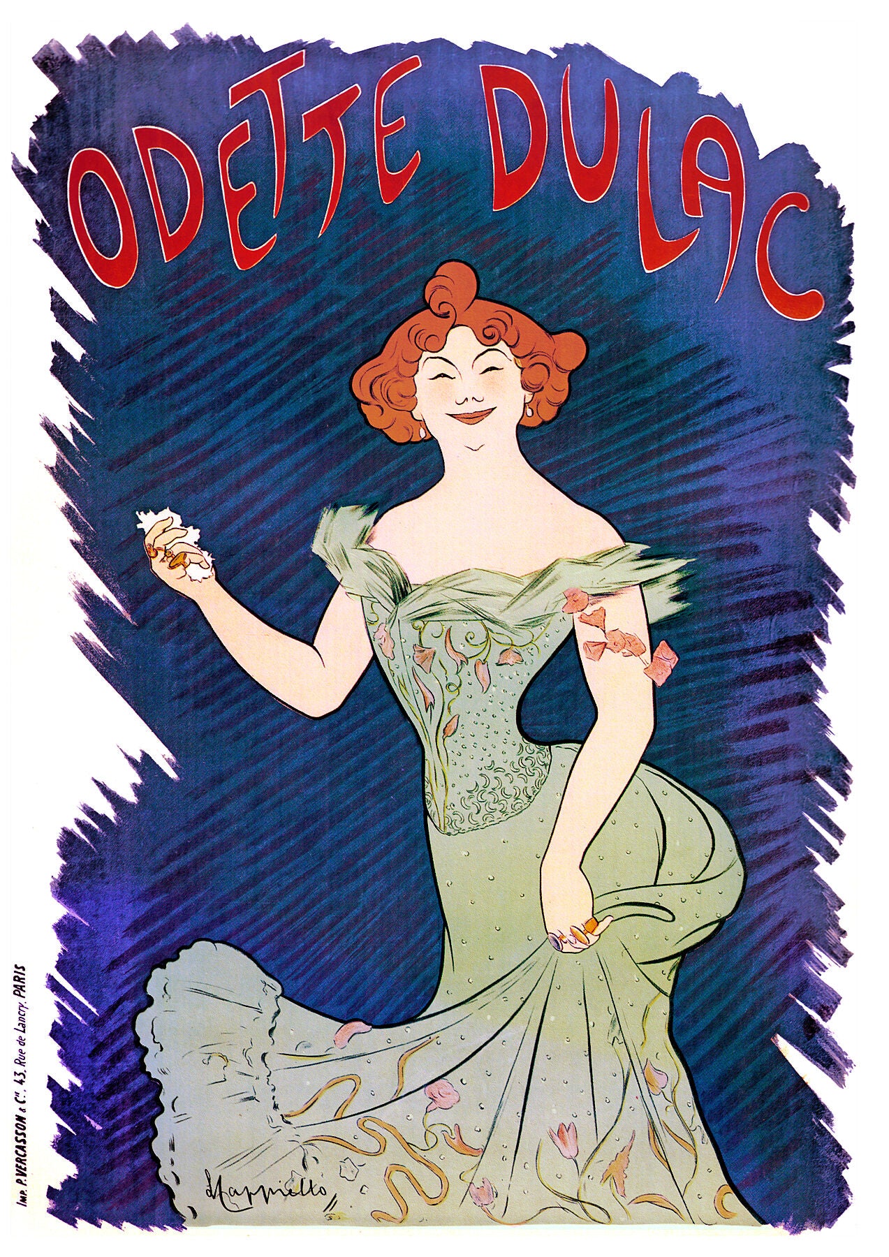 Odette Dulac poster by Leonetto Cappiello