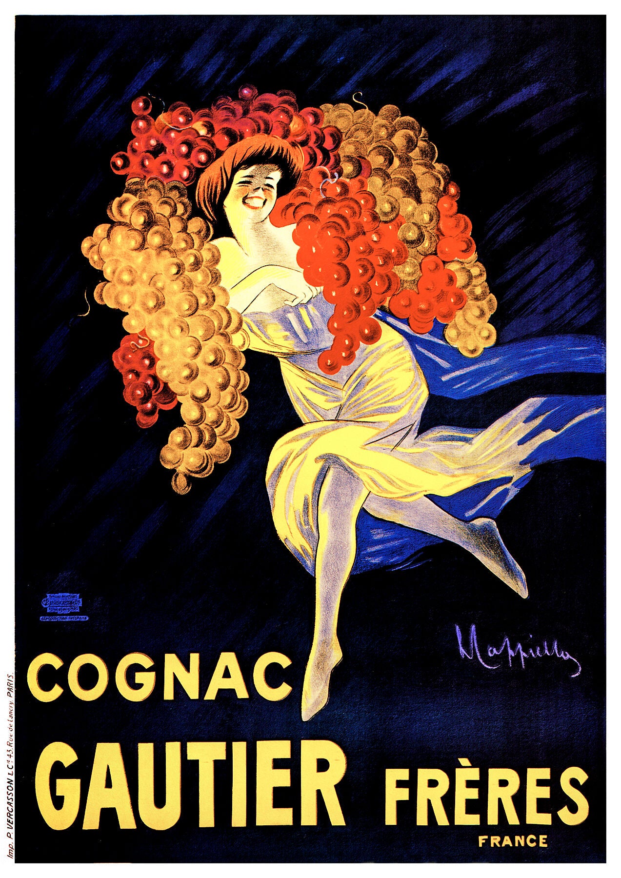 Cognac Gautier Frères poster by Leonetto Cappiello
