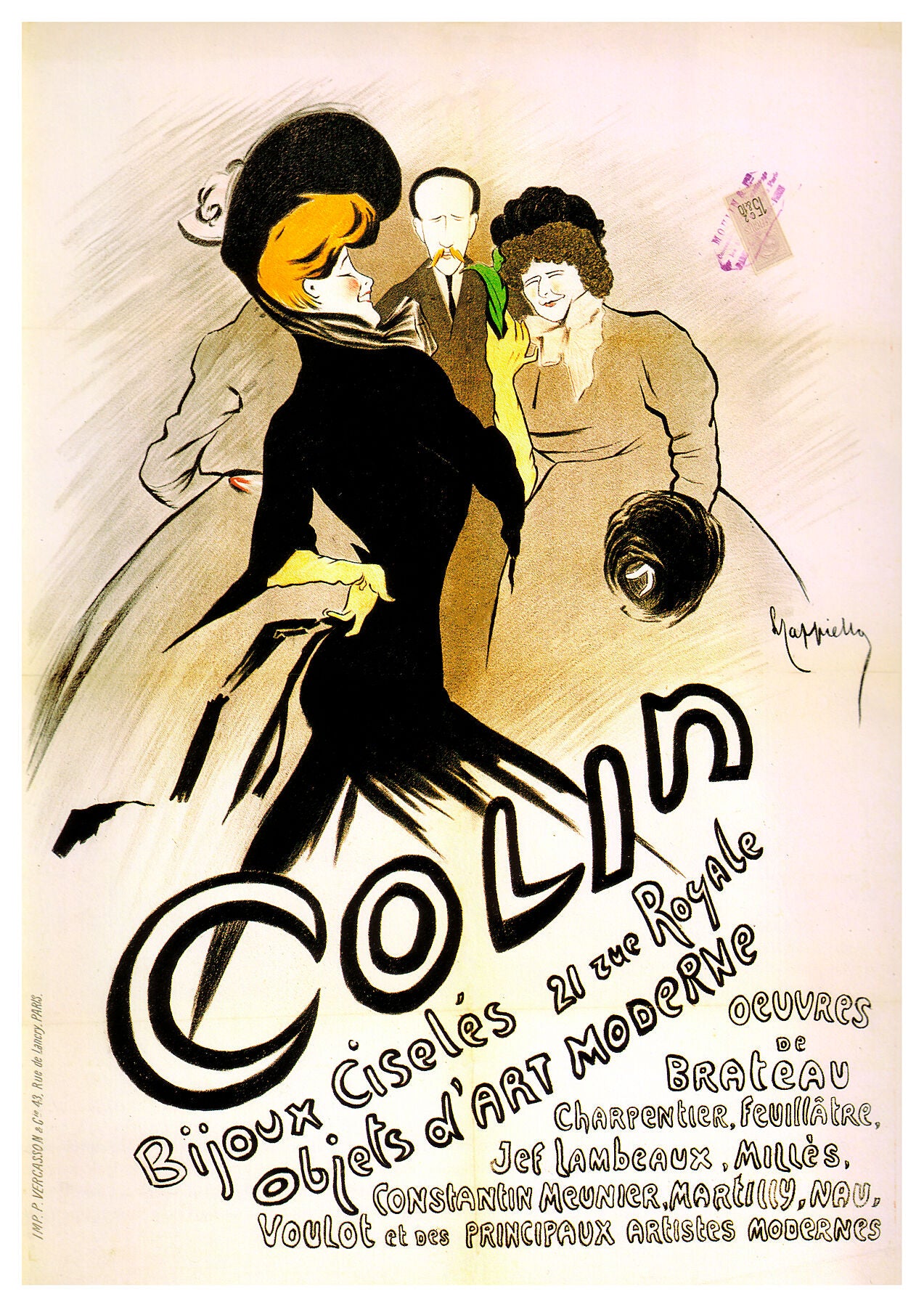Colin Bijoux Ciselés poster by Leonetto Cappiello