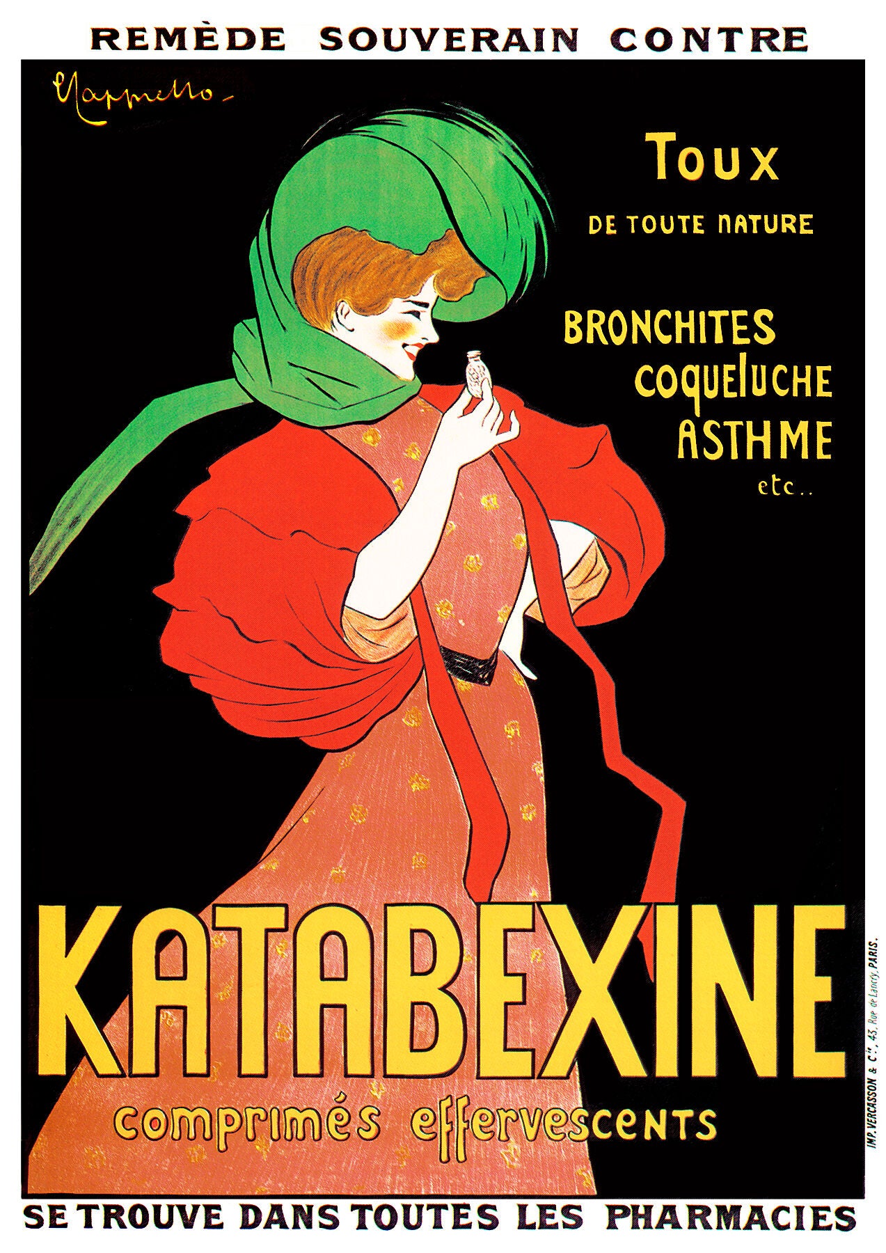 Katabexine poster by Leonetto Cappiello