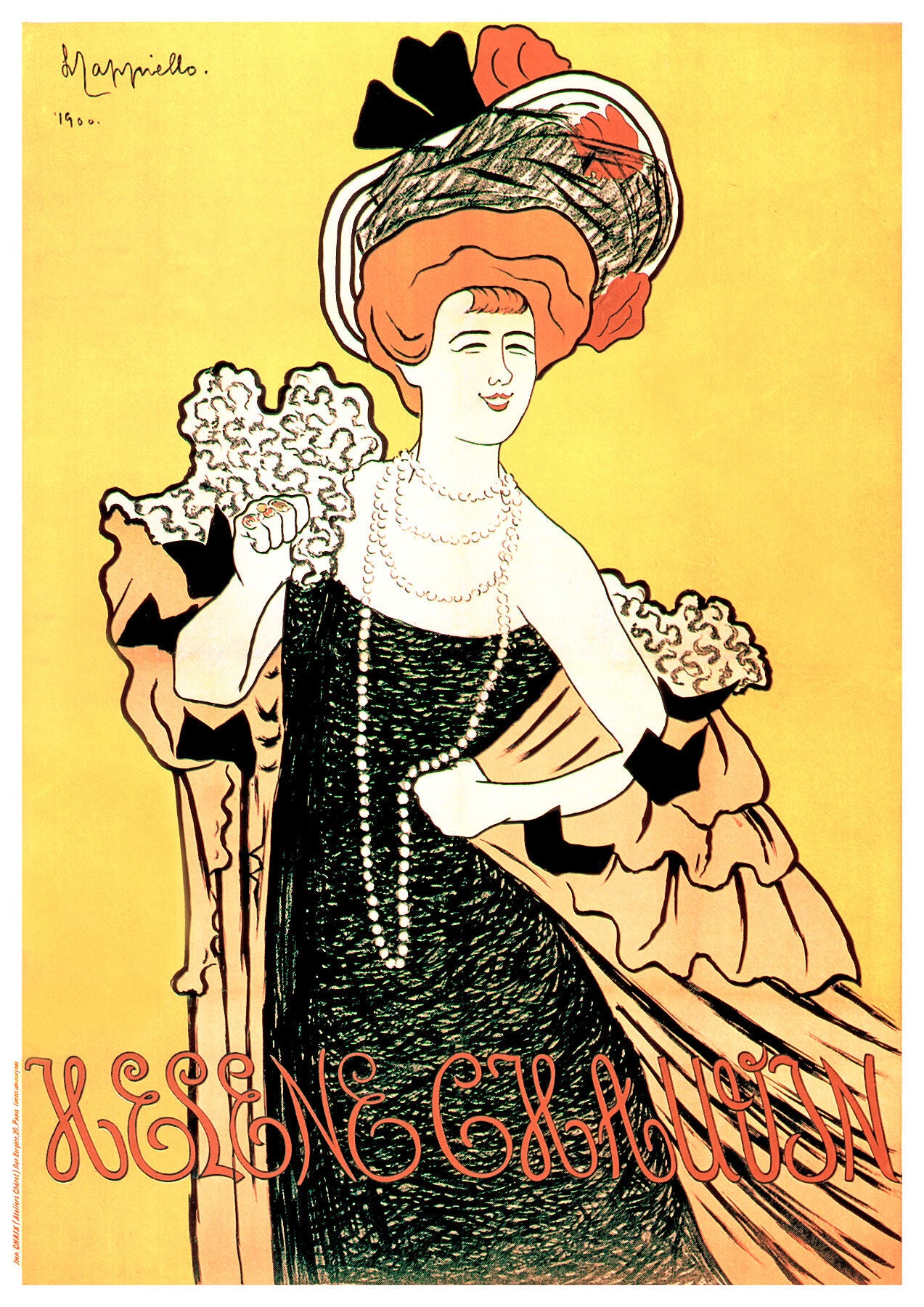 Hélène Chauvin poster by Leonetto Cappiello