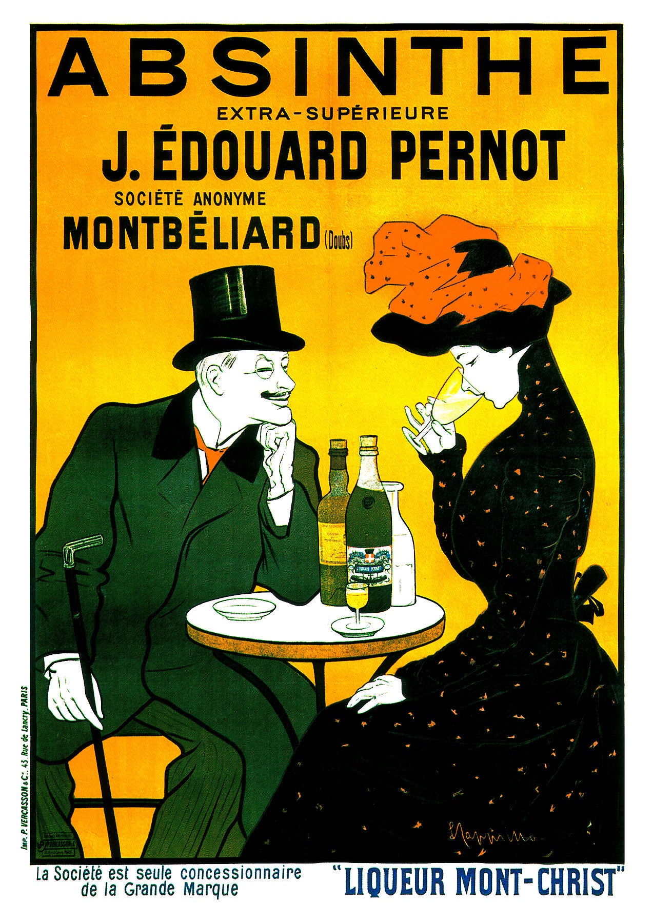 Absinthe J Édouard Pernot poster by Leonetto Cappiello