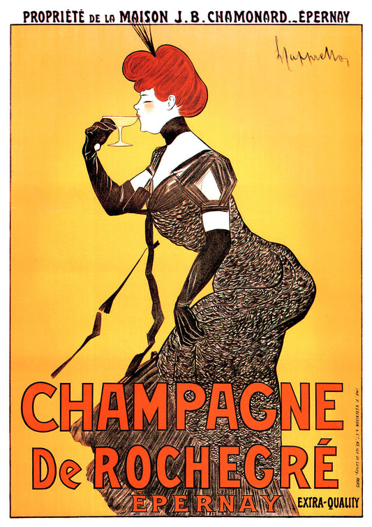 Champagne De Rochegré poster by Leonetto Cappiello