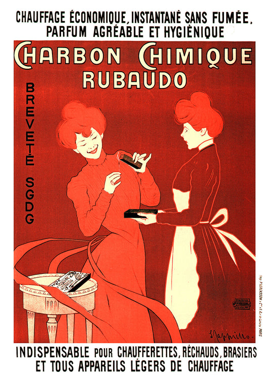 Charbon Chimique Rubaudo poster by Leonetto Cappiello